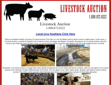 Tablet Screenshot of livestock-auction.com